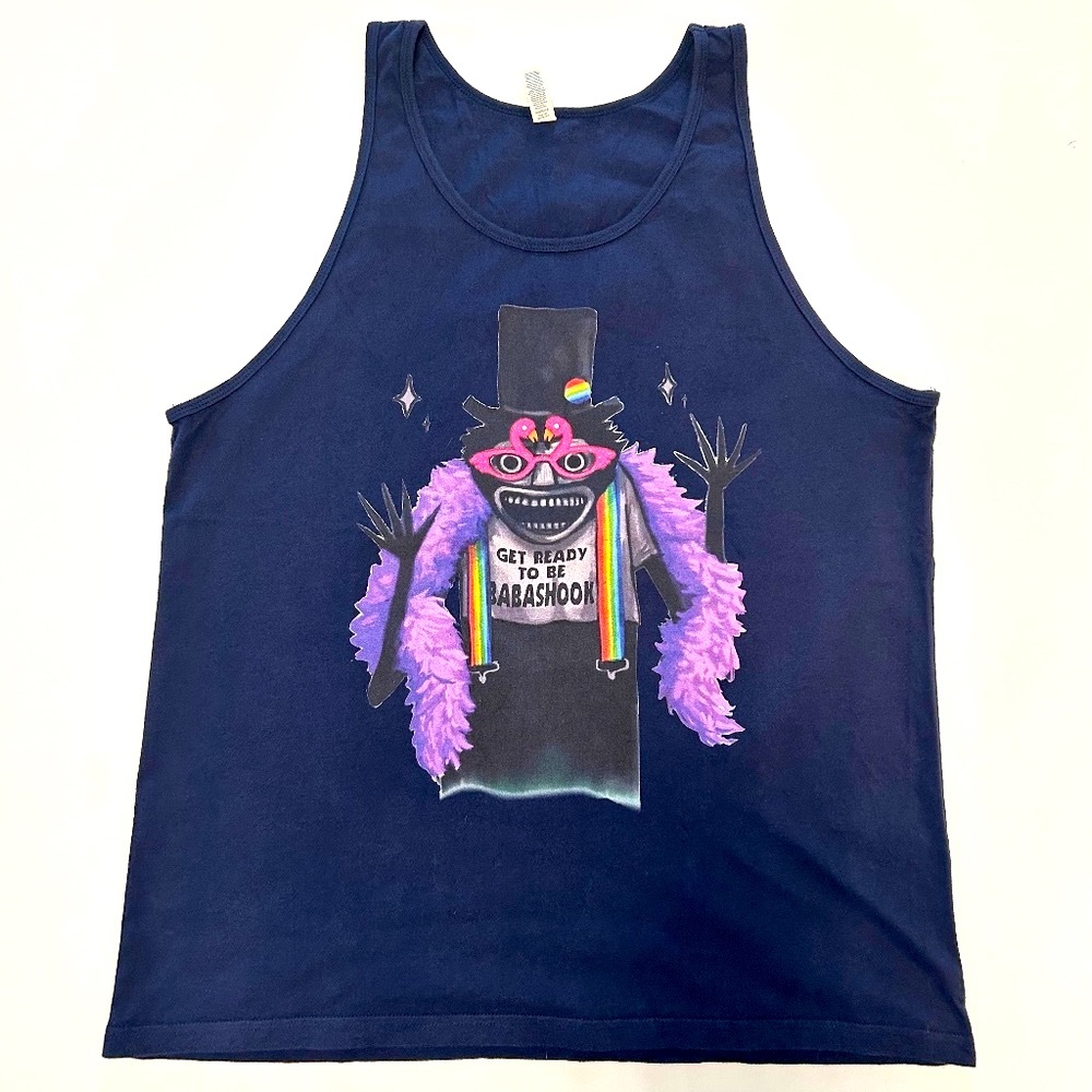 Men’s | Babadook | Graphic Tank Top | Navy Blue | L
